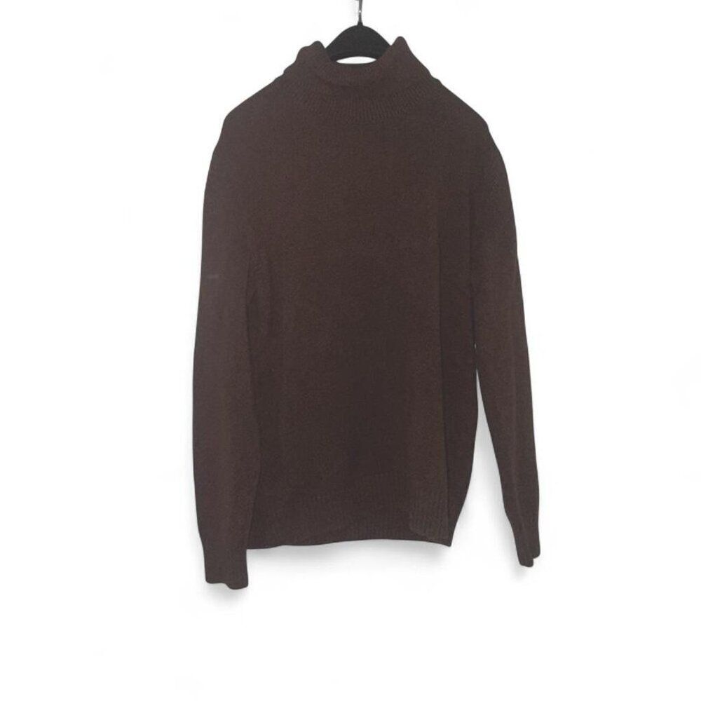 Banana Republic Turtleneck Sweater Brown L Women's Cozy Winter